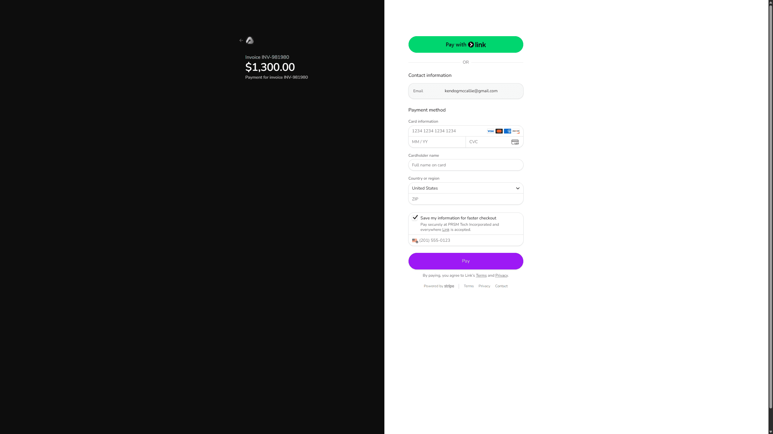 Stripe Payments